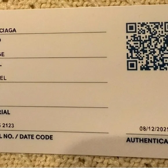 Balenciaga GGH Brief Bag Light Blue Handbag with Gold Accents - Picture 14 of 15